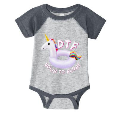 Funny Dtf River Tubing Down To Float Summer Float Trip Infant Baby Jersey Bodysuit