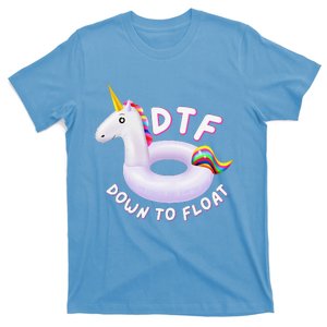 Funny Dtf River Tubing Down To Float Summer Float Trip T-Shirt