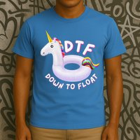 Funny Dtf River Tubing Down To Float Summer Float Trip T-Shirt