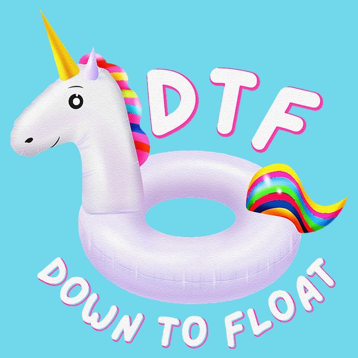 Funny Dtf River Tubing Down To Float Summer Float Trip Button