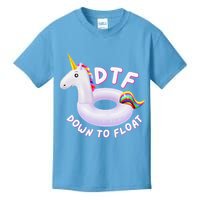 Funny Dtf River Tubing Down To Float Summer Float Trip Kids T-Shirt