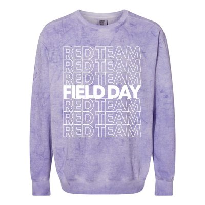 Field Day Red Team Colorblast Crewneck Sweatshirt