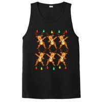 Festive Dabbing Reindeer with Xmas Lights PosiCharge Competitor Tank