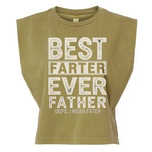 FatherS Day Retro Dad Best Farter Ever Oops I Mean Father Garment-Dyed Women's Muscle Tee