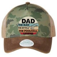 Father's Day Retro Billiard Player Dad, Billiards Pool Gift For Dad Legacy Tie Dye Trucker Hat