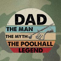 Father's Day Retro Billiard Player Dad, Billiards Pool Gift For Dad Legacy Tie Dye Trucker Hat