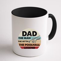 Father's Day Retro Billiard Player Dad, Billiards Pool Gift For Dad Mug