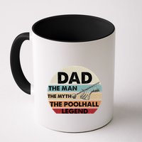 Father's Day Retro Billiard Player Dad, Billiards Pool Gift For Dad Mug