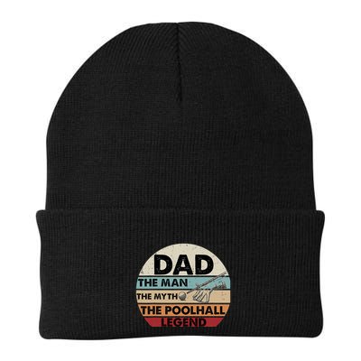 Father's Day Retro Billiard Player Dad, Billiards Pool Gift For Dad Beanie