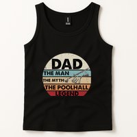 Father's Day Retro Billiard Player Dad, Billiards Pool Gift For Dad Tank Top