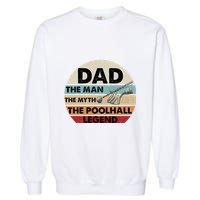 Father's Day Retro Billiard Player Dad, Billiards Pool Gift For Dad Garment-Dyed Sweatshirt