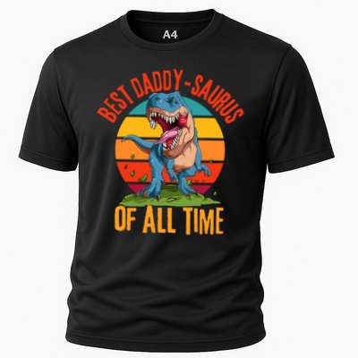 Funny Daddysaurus Rex Dad Fathers Day Dinosaur Daddy Meaningful Gift Performance Shirt