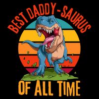 Funny Daddysaurus Rex Dad Fathers Day Dinosaur Daddy Meaningful Gift Cooling Performance Long Sleeve Crew