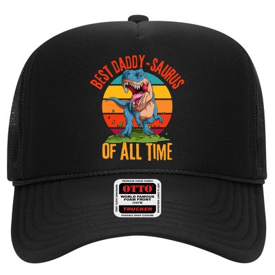 Funny Daddysaurus Rex Dad Fathers Day Dinosaur Daddy Meaningful Gift Trucker Hat