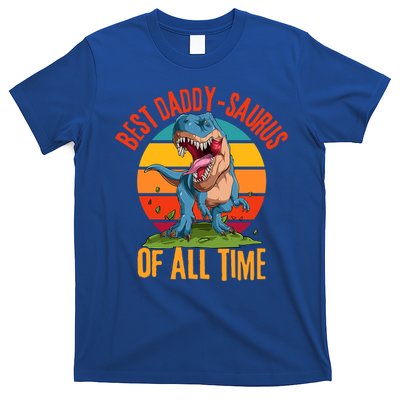 Funny Daddysaurus Rex Dad Fathers Day Dinosaur Daddy Meaningful Gift T-Shirt