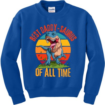 Funny Daddysaurus Rex Dad Fathers Day Dinosaur Daddy Meaningful Gift Kids Sweatshirt