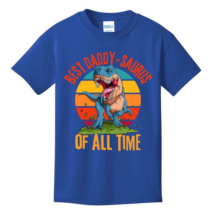 Funny Daddysaurus Rex Dad Fathers Day Dinosaur Daddy Meaningful Gift Kids T-Shirt