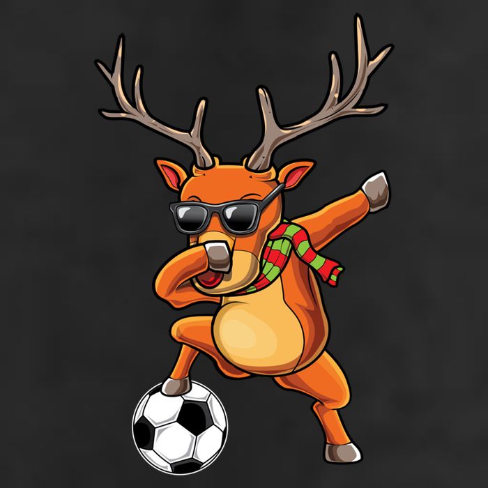 Funny Dabbing Reindeer Dab Christmas Soccer X Mas Funny Gift Adult Drive Performance Visor