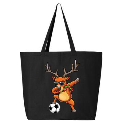 Funny Dabbing Reindeer Dab Christmas Soccer X Mas Funny Gift 25L Jumbo Tote