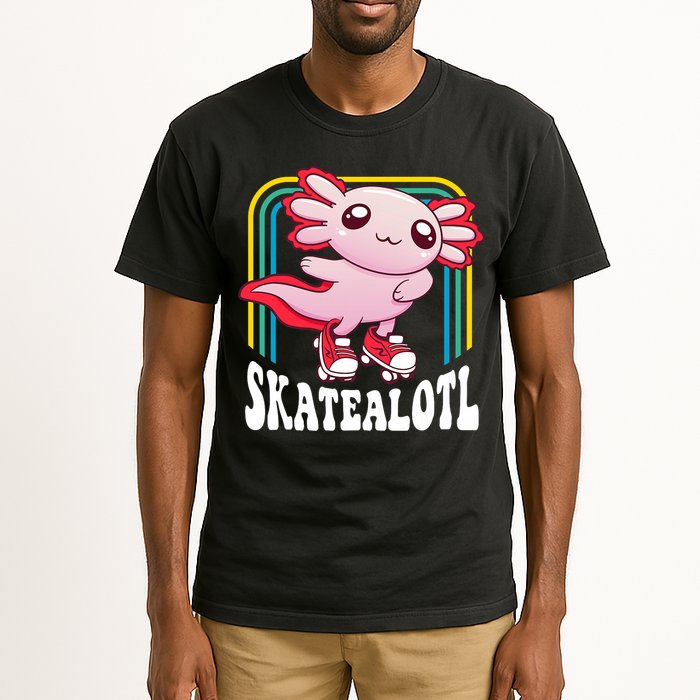 Funny Disco Roller Skate Axolotl Kawaii Salamander  Tall T-Shirt