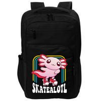 Funny Disco Roller Skate Axolotl Kawaii Salamander  Impact Tech Backpack