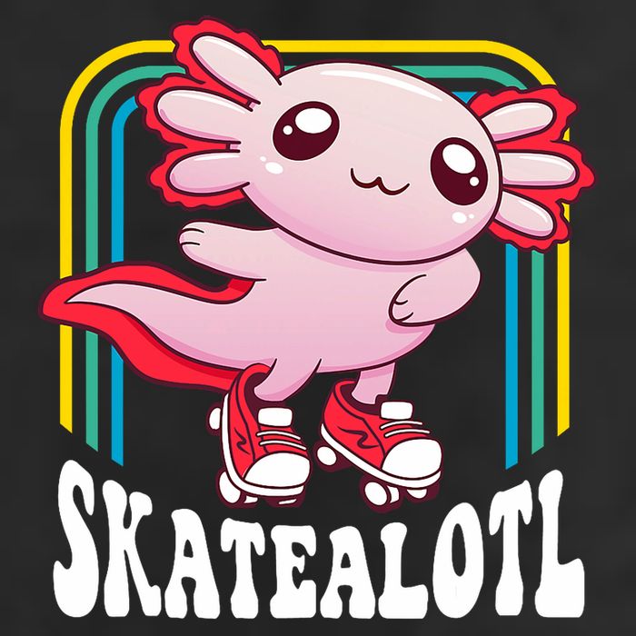 Funny Disco Roller Skate Axolotl Kawaii Salamander  11oz C Handle Ceramic Mug
