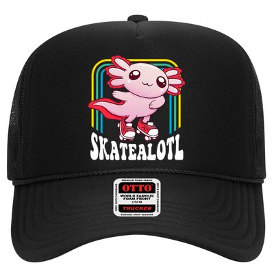 Funny Disco Roller Skate Axolotl Kawaii Salamander  Hat