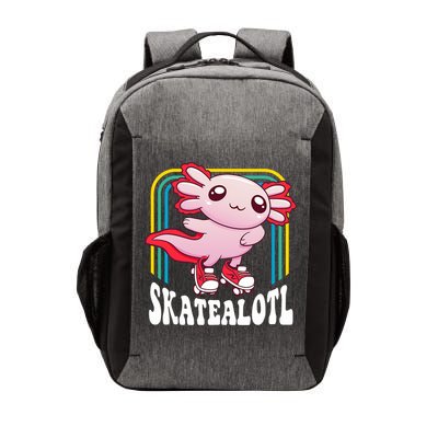 Funny Disco Roller Skate Axolotl Kawaii Salamander  Vector Backpack