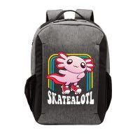 Funny Disco Roller Skate Axolotl Kawaii Salamander  Vector Backpack