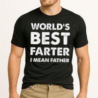 FatherS Day Retro Dad WorldS Best Farter I Mean Father Cooling Performance Crew T-Shirt