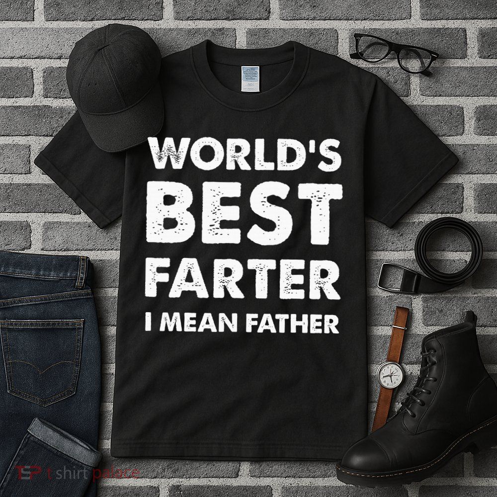 FatherS Day Retro Dad WorldS Best Farter I Mean Father Tall T-Shirt