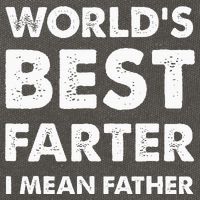 FatherS Day Retro Dad WorldS Best Farter I Mean Father Cotton Canvas Backpack