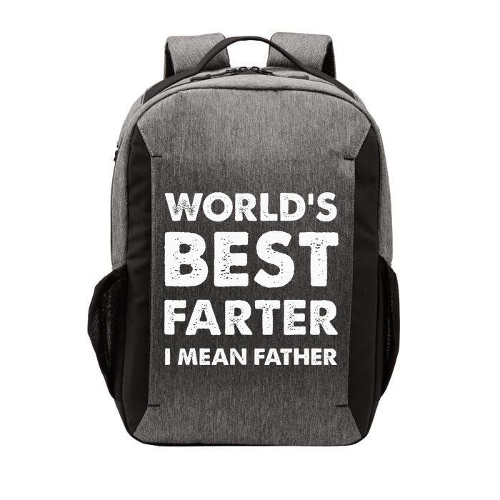FatherS Day Retro Dad WorldS Best Farter I Mean Father Vector Backpack