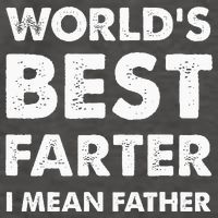 FatherS Day Retro Dad WorldS Best Farter I Mean Father Vector Backpack