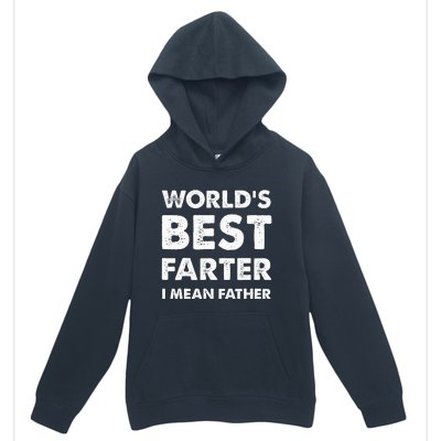 FatherS Day Retro Dad WorldS Best Farter I Mean Father Urban Pullover Hoodie