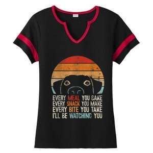 Funny Dog Retro Dog Dog Owner Dog Humor Dog Lover Ladies Halftime Notch Neck Tee