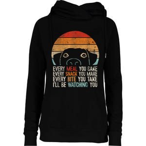 Funny Dog Retro Dog Dog Owner Dog Humor Dog Lover Womens Funnel Neck Pullover Hood