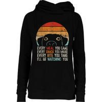 Funny Dog Retro Dog Dog Owner Dog Humor Dog Lover Womens Funnel Neck Pullover Hood