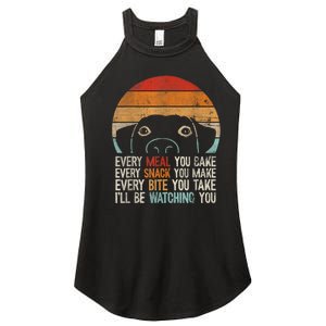 Funny Dog Retro Dog Dog Owner Dog Humor Dog Lover Women's Perfect Tri Rocker Tank