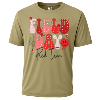 Field Day Red Team Color Field Trip Team Game Competition Cooling Performance Crew T-Shirt