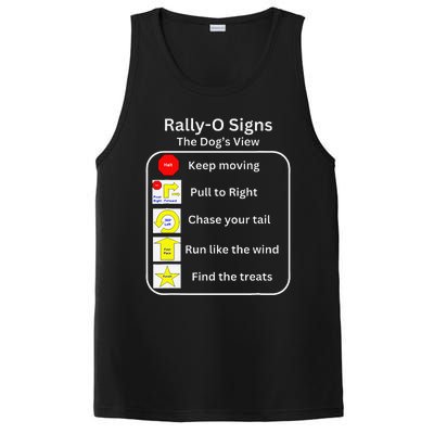 Funny Dog Rally Obedience PosiCharge Competitor Tank