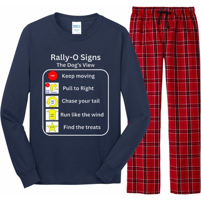 Funny Dog Rally Obedience Long Sleeve Pajama Set