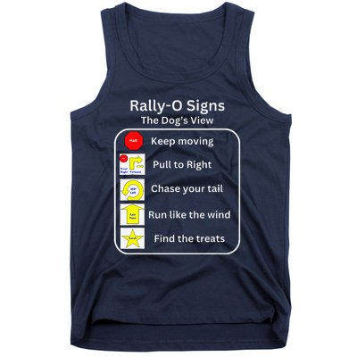 Funny Dog Rally Obedience Tank Top