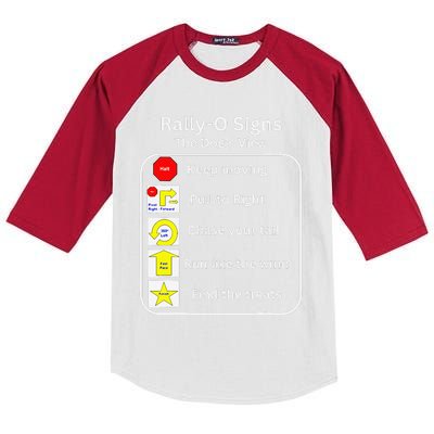 Funny Dog Rally Obedience Kids Colorblock Raglan Jersey