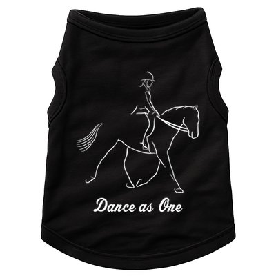 Funny Dressage Riding Horse Show Horseback Equestrian Funny Gift Doggie Tank
