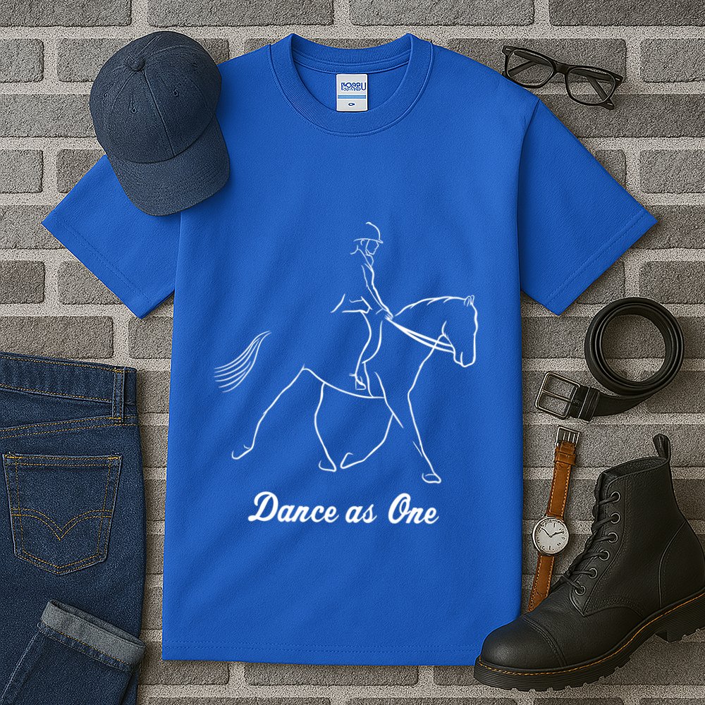Funny Dressage Riding Horse Show Horseback Equestrian Funny Gift Tall T-Shirt