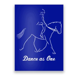 Funny Dressage Riding Horse Show Horseback Equestrian Funny Gift Poster