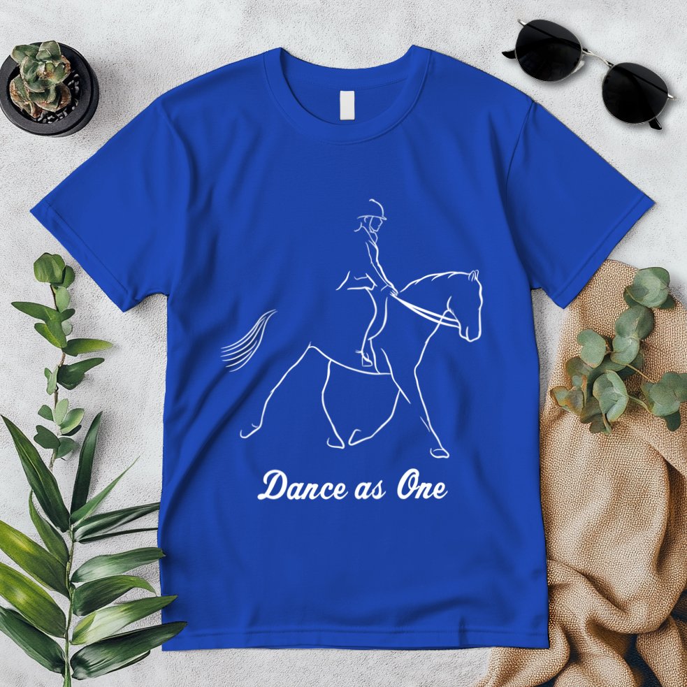 Funny Dressage Riding Horse Show Horseback Equestrian Funny Gift Premium T-Shirt