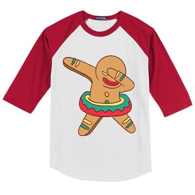 Funny Dubbing Santa Cookie Baker Cookie Lover Gift Kids Colorblock Raglan Jersey