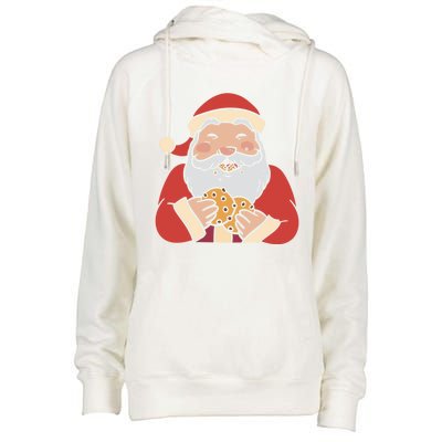 Funny Dubbing Santa Cookie Baker Cookie Lover Great Gift Womens Funnel Neck Pullover Hood